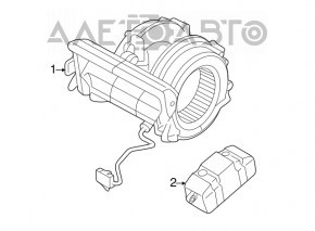 Резистор печки Audi A4 B8 08-12 тип1