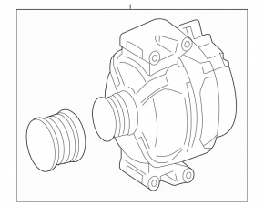 Генератор Mercedes C-class W205 300 19-21