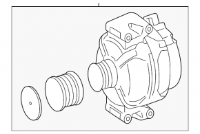 Генератор Mercedes C-class W205 300 19-21