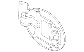 Лючок бензобака Mazda3 MPS 09-13