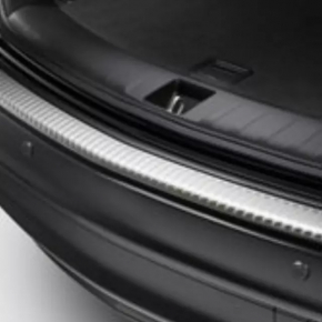 Накладка заднего бампера Acura MDX 14-16 дорест, хром