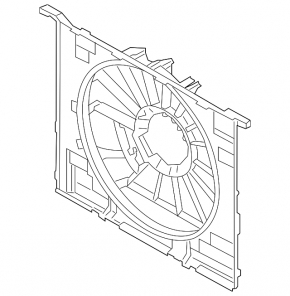 Difuzor carcasă radiator BMW 5 G30 17-23