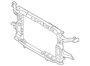 Panou radiator hibrid Hyundai Santa Fe 22-23