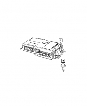 TELEMATICS CONTROL MODULE Jeep Grand Cherokee WL 21-26