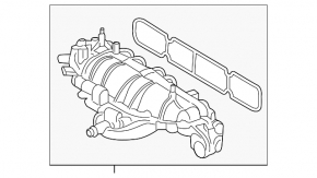 Коллектор впускной Ford Escape MK3 13-16 1.6T