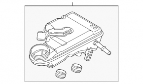 Бачок ГТЦ Ford Focus mk3 11-17 АКПП