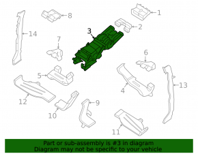 Печка в сборе 2 ряд Porsche Cayenne 19-23