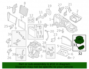 Motorul ventilatorului de încălzire Audi Q3 8U 15-18 cu rezistor