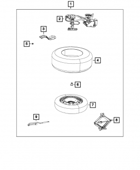 Запасное колесо докатка Fiat 500L 14-19 R16
