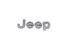 Эмблема капота Jeep Cherokee KL 19-23 серая