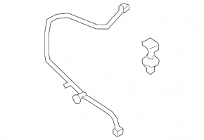 Conductă de retur răcire, rezervor-radiator, Porsche Cayenne 19-26 3.0T, 2 piese