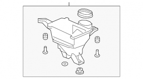 Корпус воздушного фильтра Honda CRV 17-22 1.5