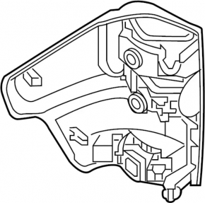 Lampă aripă exterioară dreapta Infiniti FX35 QX70 09-17