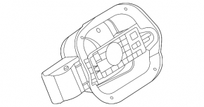Корпус лючка бензобака Hyundai Sonata 20-22