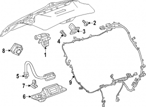 Кнопка открытия двери багажника Chevrolet Equinox 18-24