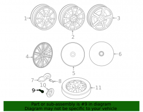 Болт колесный d19 M14x1.5 Porsche Macan 15-23