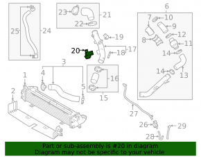Клапан интеркулера вакуумный Hyundai Elantra AD 17-20 1.6T GT