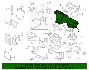 Печка в сборе VW Jetta 19-26