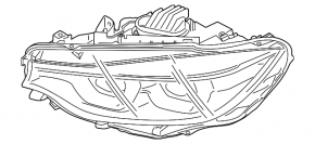 Фара передняя левая в сборе BMW 4 F32/33/36 18-20 LED