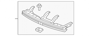 Suport bara față centrală Honda Pilot 16-18