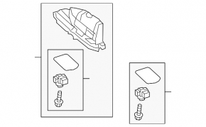Antena aripă Toyota Prius 50 16- cu JBL și navigație