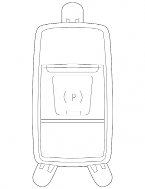 Корпус кнопки паркинг BMW X1 F48 16-22