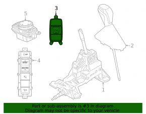 Корпус кнопки паркинг BMW X1 F48 16-22