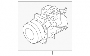 Компрессор кондиционера Infiniti G37 4d 08-14