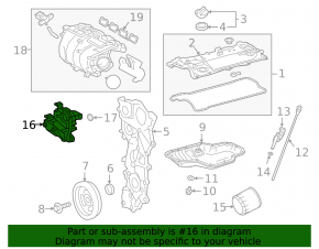 Маслоотделитель Toyota Sienna 23-26 A25AFXS 2.5