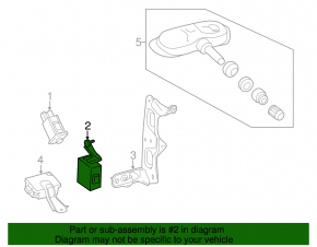 TPMS Control Module Toyota Sequoia 08-17
