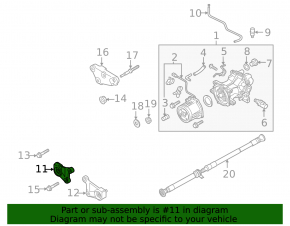 Кронштейн редуктора правый Mazda CX-5 17-24