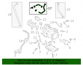 Conductă sistem de răcire Subaru Forester 14-18 SJ 2.0