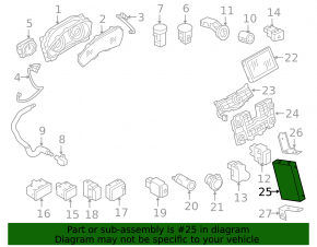 DISPLAY CONTROL MODULE Nissan Pathfinder 13-16