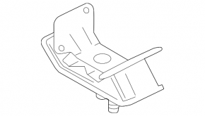 Подушка кпп Subaru Forester 14-18 SJ 2.0