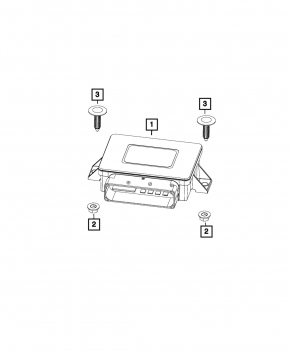 Parking Brake ECU Chrysler 200 15-16