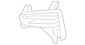 Grila bara fata stanga Kia Forte 19-21 FPS structura
