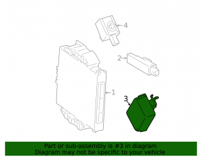 RECEIVER ASSY ELECTRICAL KEY & TPMS Lexus IS 14-21