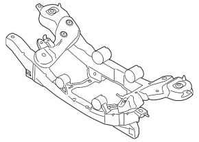 Подрамник задний Ford Escape MK3 13-19 AWD