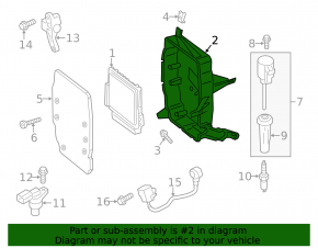 Корпус блока ECU Ford C-max MK2 13-18 сломана защелка