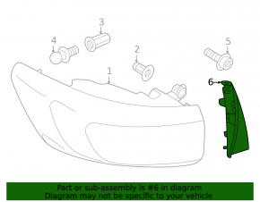 Накладка фонаря внешнего крыла правая Volkswagen ID.4 23-26