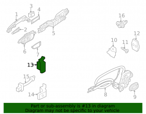 Петля двери верхняя задняя правая Infiniti G25 G35 G37 4d 06-14