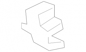 Крючок крепления пассажирского козырька Honda CRV 17-22 серый