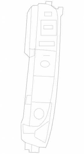 Bloc nasture consola centrala dreapta Mercedes W213 E 17-20 pentru perdele spate