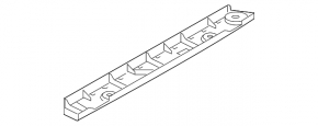 Кронштейн заднего бампера центральный Mazda CX-9 16-23