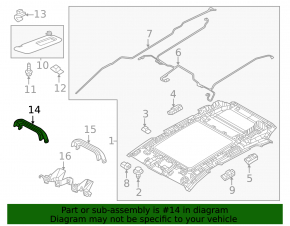Ручка потолка передняя левая Mazda CX-50 23-26 серая