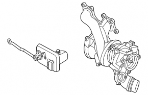 Турбина в сборе с коллектором BMW X5 G05 24-26 3.0T