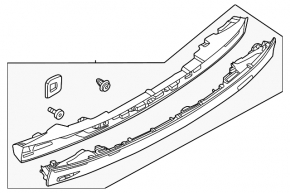 Фонарь центральный Nissan Ariya 23-26