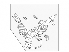 Coloana de direcție a modelului Lexus RX350 RX450h din anii 2010-2015 face zgomot