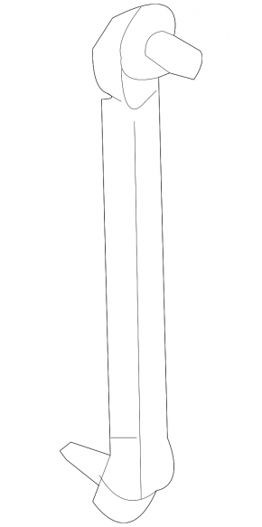 Тяга стабилизатора передняя левая Nissan Kicks 18-19