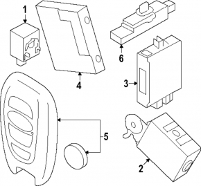 Antenă fără cheie Subaru Forester 25-26